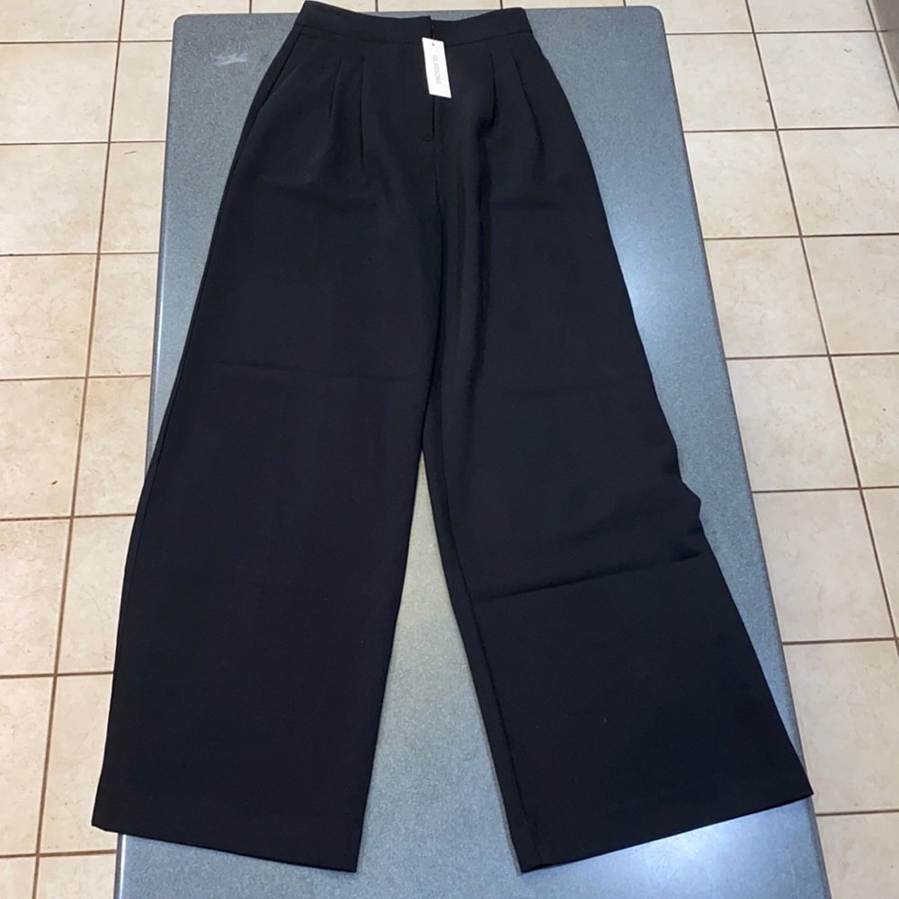 Black Wide Leg Trousers
